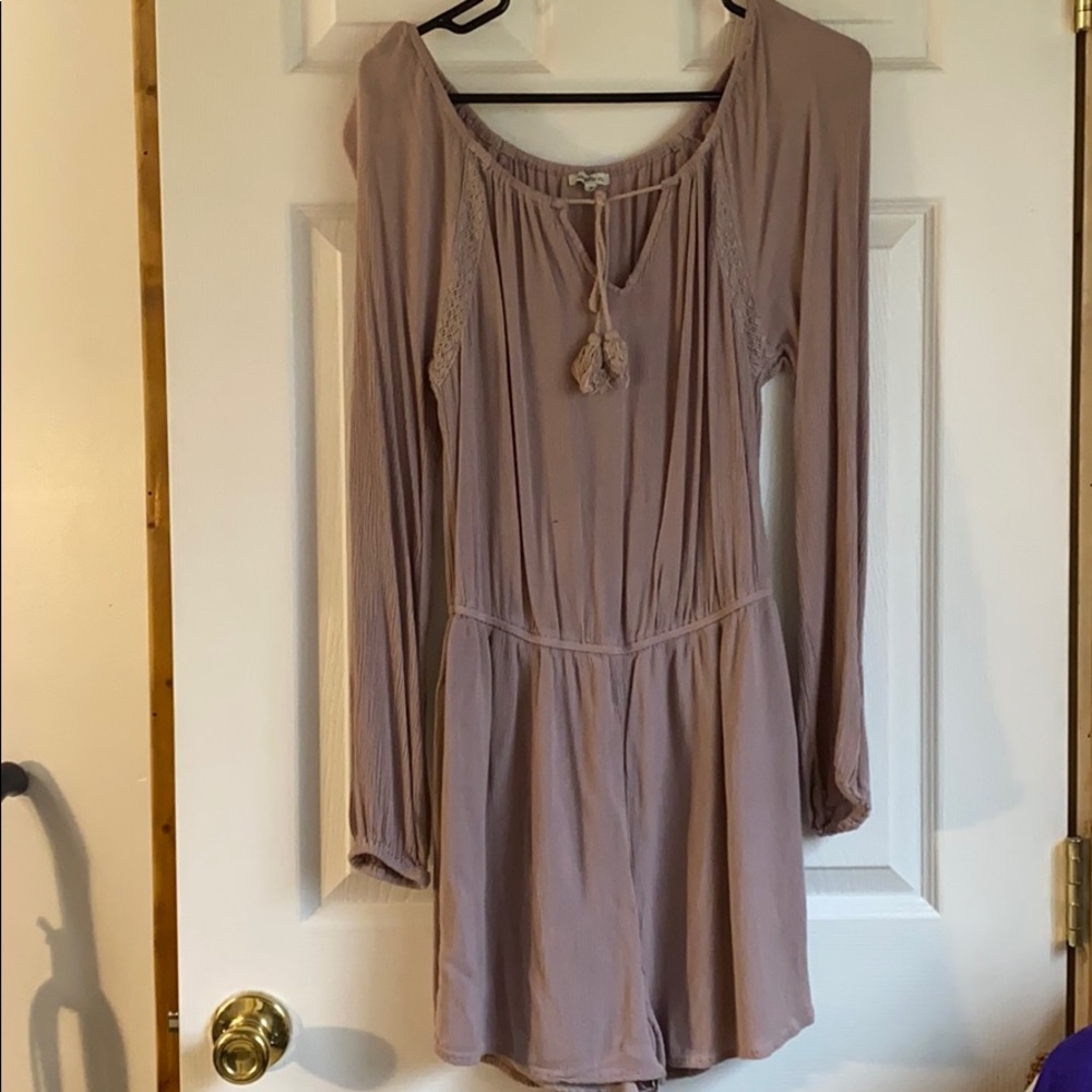 Dusty rose romper